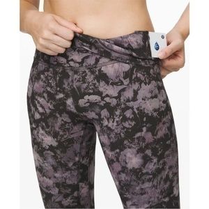 Lululemon Align Pant II 25" Floral Illusion Ice Grey {6}